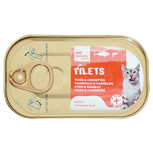 BUBI NATURE CAT FILETS ATUN&CAMARON 12×85 g